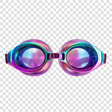 Swim goggles transparent background realistic elementon transparent