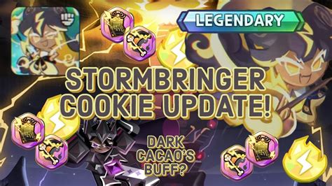 Stormbringer Cookie Update Dark Cacaos Buff Cookie Run Kingdom