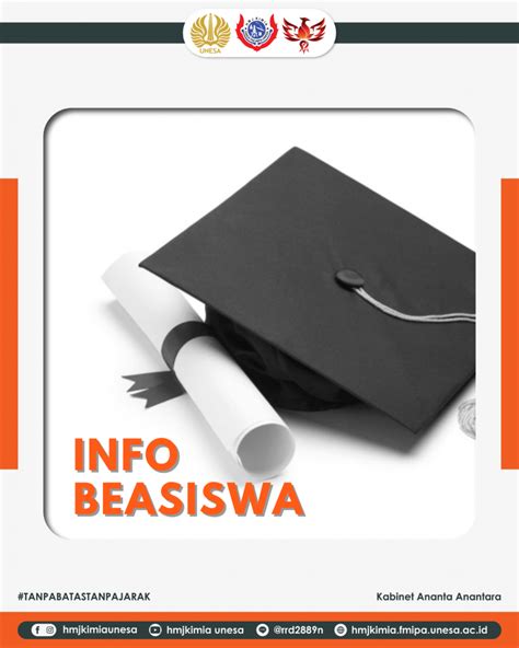 Info Beasiswa Prestasi Talenta Hmk Fmipa Unesa