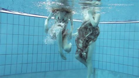 Two Hot Hairy Beauties Underwater