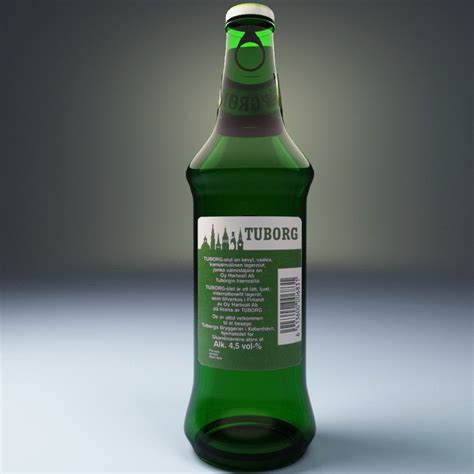 Beer Tuborg 3d Model