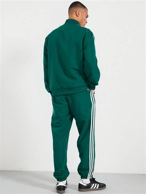 Adidas Sportswear Menss Sportswear 3 Stripes Woven Tracksuit Green