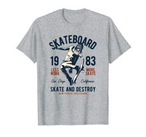 1599 Skateboard Lifestyle T Shirt Skateboarding Shirt Vintage And