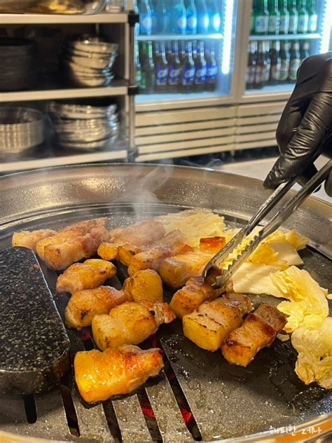 진해 이동 맛집 고반식당 구워주는 삼겹살 고기집 네이버 블로그