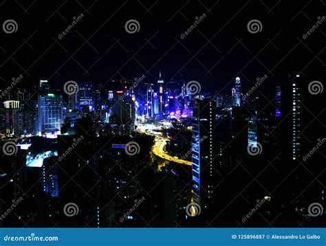 Hong Kong Victoria Park View From Roof Editorial Photography Image Of