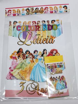 Revista Para Colorir Kit Princesas Elo7 Produtos Especiais