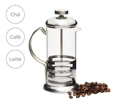 Cafetera Manual De Acero Inoxidable French Press De Ml Mercadolibre