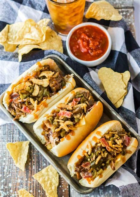 Slow Cooker BBQ Beef Sandwiches With Bacon And Onions Are Crispy