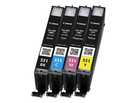 Pack Cartuchos De Tinta Original CANON CLI 551 C M Y BK Worten Es