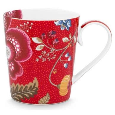 Tasse Pip Studio Alphabet Tasse Blushing Birds Red C 350 Ml Kochexperte