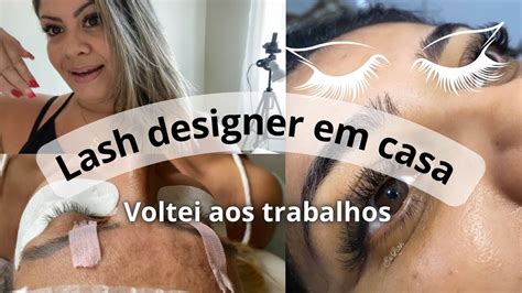 MEU STUDIO DE EXTENSÃO DE CÍLIOS EM CASA sou lash designer YouTube