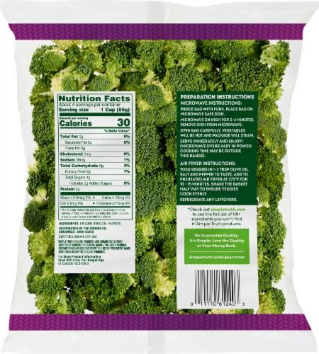 Simple Truth Organic Broccoli Florets Oz Kroger