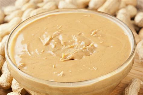 Creamy Brown Peanut Butter Stock Photo Image Of Ingredient 26083102