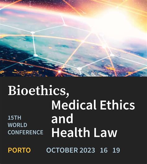 15th Bioethics World Conference