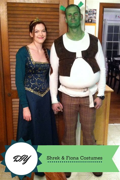 Diy Princess Fiona Costume Medieval Dress And Shrek Outfit Fiona Costume Shrek And Fiona