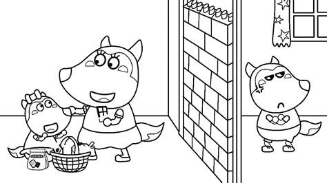 45+ wolfoo coloring pages wolfoo cartoon drawing - ShawneeLyanna