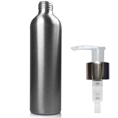 Ml Brushed Aluminium Lotion Bottle Luxury Cosmetic Packaging