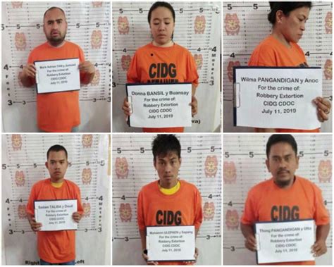 Cidg Nabs Criminal Gang Members For Extortion Attempt On Cdo Mayor