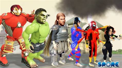 Hulk Vs Heroes Level Challenge Size Comparison SPORE YouTube