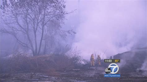 Brush Fire In Montebello Scorches 370 Acres Abc7 Los Angeles