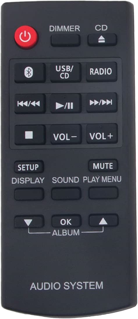 N2QAYB000984 Replacement Remote Control Fit For Panasonic CD Stereo