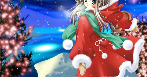 11 Christmas Anime Wallpaper 4k- Cute Anime Girl Christmas Wallpapers ...