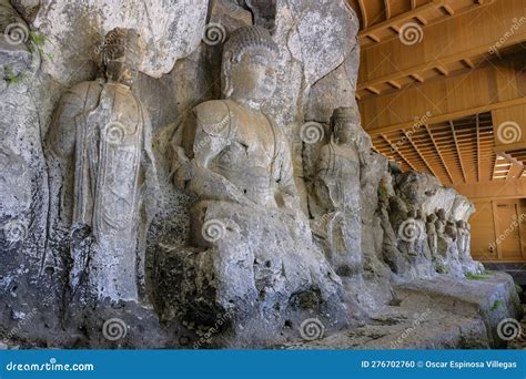 Stone Buddhas In Usuki Japan Editorial Image Image Of Classical