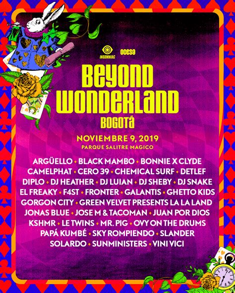 Bogot Lineup Beyond Wonderland At The Gorge