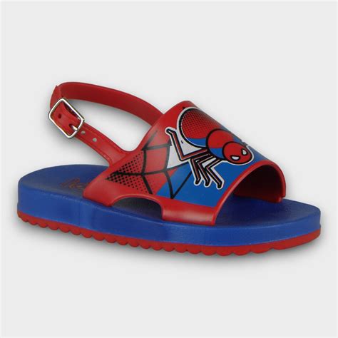 Chinelo Slide Infantil Menino Baby Aranha