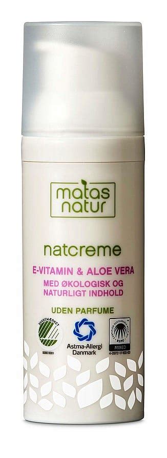 Køb Aloe Vera E vitamin Natcreme 50 ml fra Matas Natur Matas