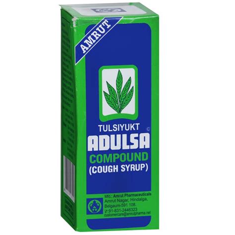 Buy Amrut Tulsiyukt Adulsa Compound Cough Syrup Ml In Wholesale