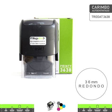 Comprar Carimbo Autoentintado TRODAT 3638 A Partir De R 52 25