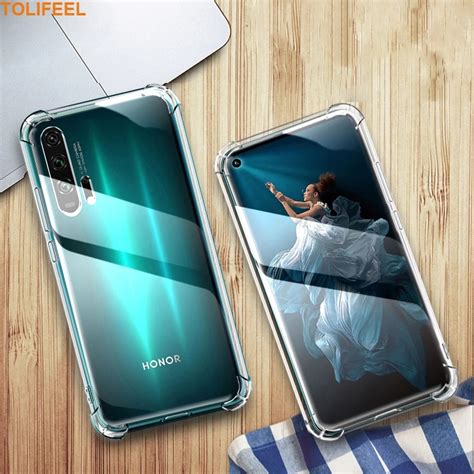 Shockproof Airbag Case For Huawei Honor 20 Soft Silicone Transparent