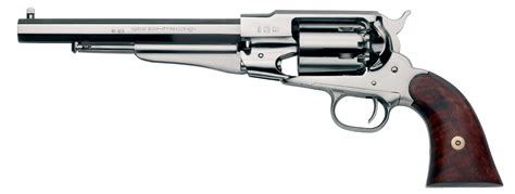 Revolver Poudre Noire Pietta Remington Texas Nickel Cal