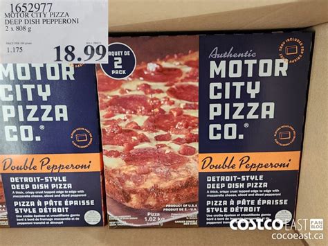 Motor City Pizza Deep Dish Pepperoni X G Costco