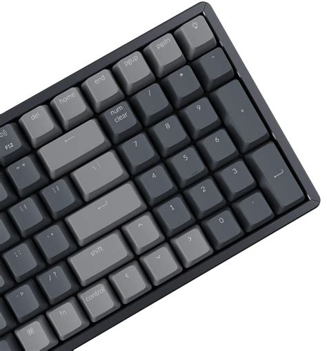 Keychron K Key Aluminum Frame Hot Swap Gateron Rgb Red Switch Eng Cyrillic Keyboard Black