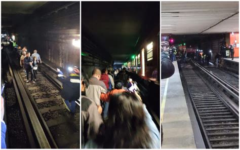 Choque De Trenes En Metro Cdmx Deja Lesionados Prensados Y Una