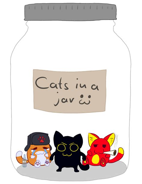 Cats In A Jar by ComradeCat22 on DeviantArt