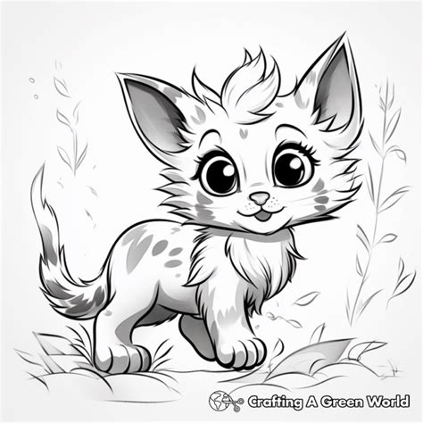 Realistic Kitten Coloring Pages Free Printable