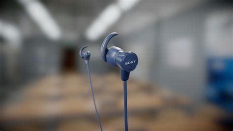 Sony Mdr Xb As Blue Earphones D Model By Virtry Teams D E