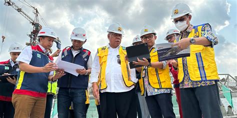 KUNJUNGAN KERJA MENTERI PUPR KE PROYEK PEMBANGUNAN GIK UGM PT Amarta