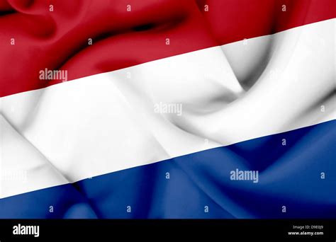 Netherlands Waving Flag Stock Photo Alamy