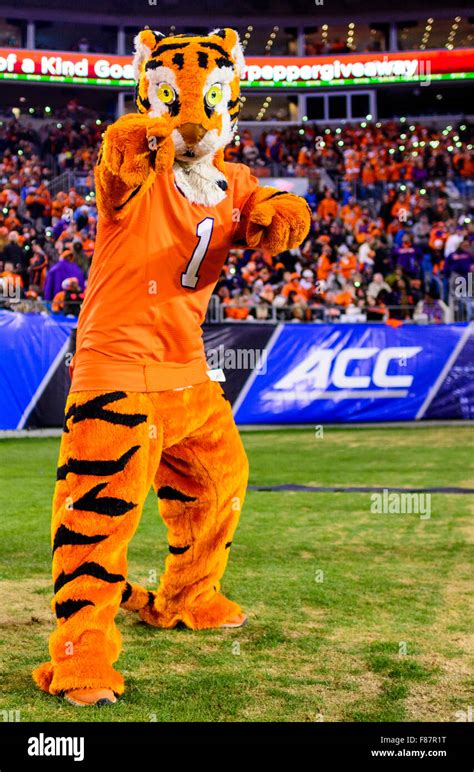 The Clemson Tiger Mascot During The Acc College Football Championship