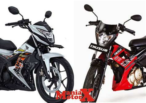 Adu Gengsi Honda Sonic Vs Suzuki Satria FU Mana Yang Lebih Keren