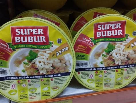 Super Bubur Kemasan Mangkok Atau Renteng Lazada Indonesia