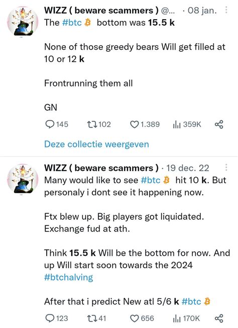 Wizz Beware Scammers On Twitter K Btc K Btc Game Over