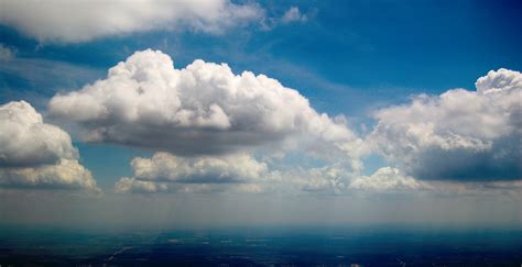 Texas Country in Shadows of Bright Clouds