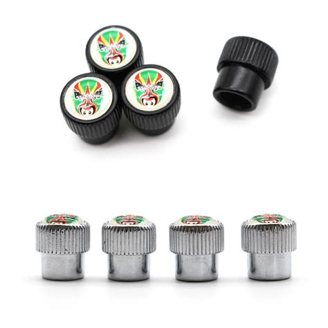 4 Pcs Set Car Valve Caps Car Dust Caps Tire Wheel Stem Air Valve Caps