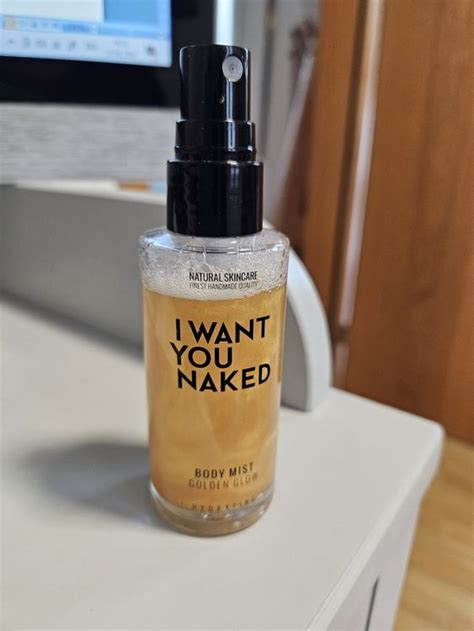 I Want you Naked Goldig glänzendes Body Öl Spray Kaufen auf Ricardo