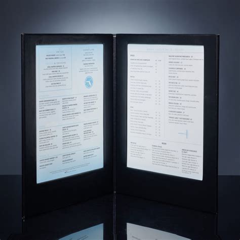 Led Menus Lights For Sale Custom And Stock Led Menu Light